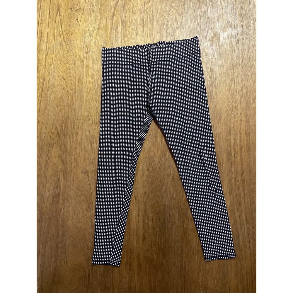 Mixit Women's Black/White Checkered Capri Pants Slacks Size Small Stretch